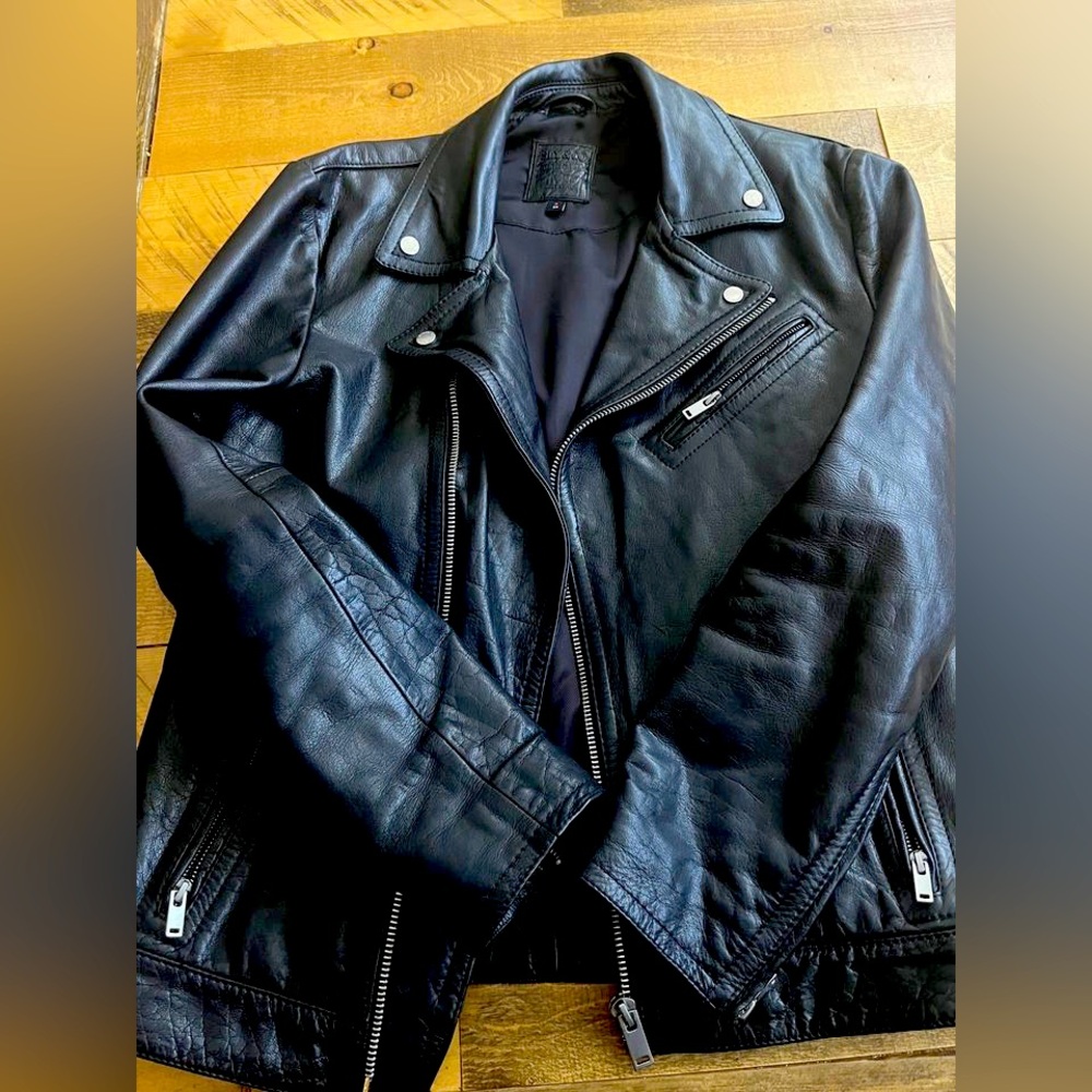 Size Medium. Sly & Co Leather Jacket. Like New Condition. Only worn a few times.